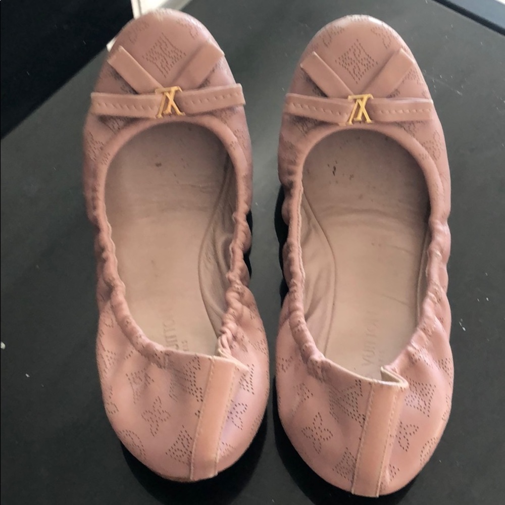 Authentic Louis Vuitton Leather Flats